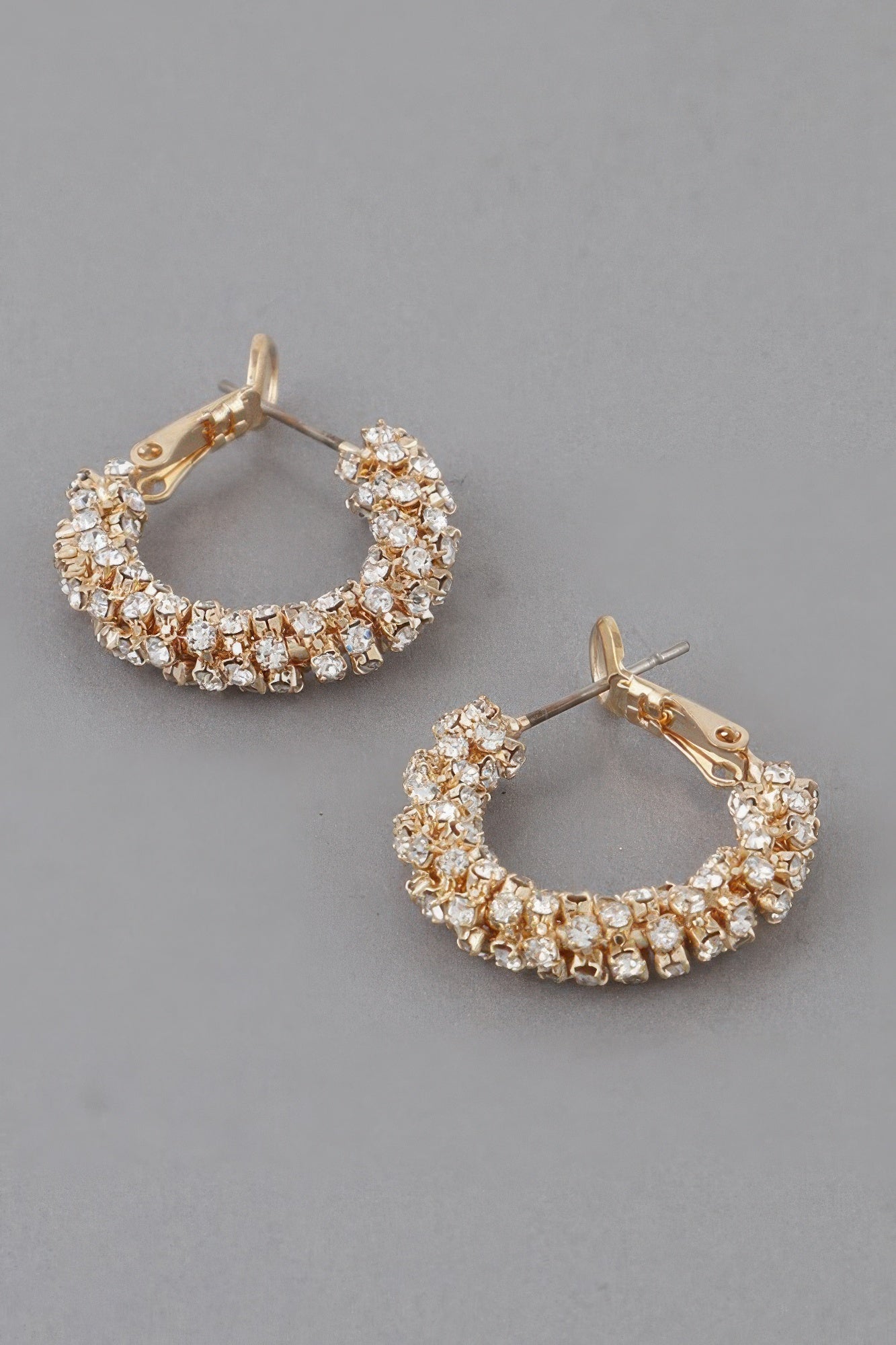 Petite Bejeweled Hoop Earrings | Mixtshop LLC