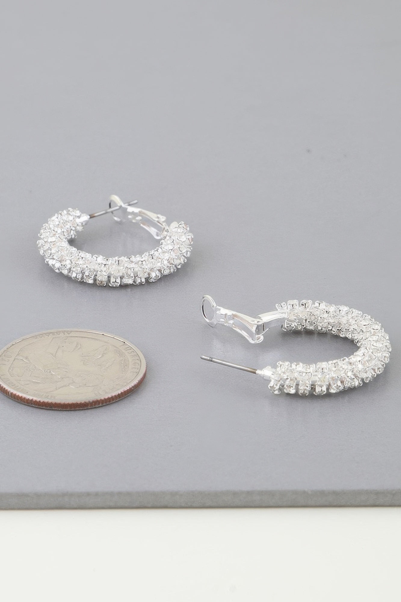 Petite Bejeweled Hoop Earrings | Mixtshop LLC