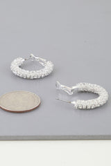 Petite Bejeweled Hoop Earrings | Mixtshop LLC