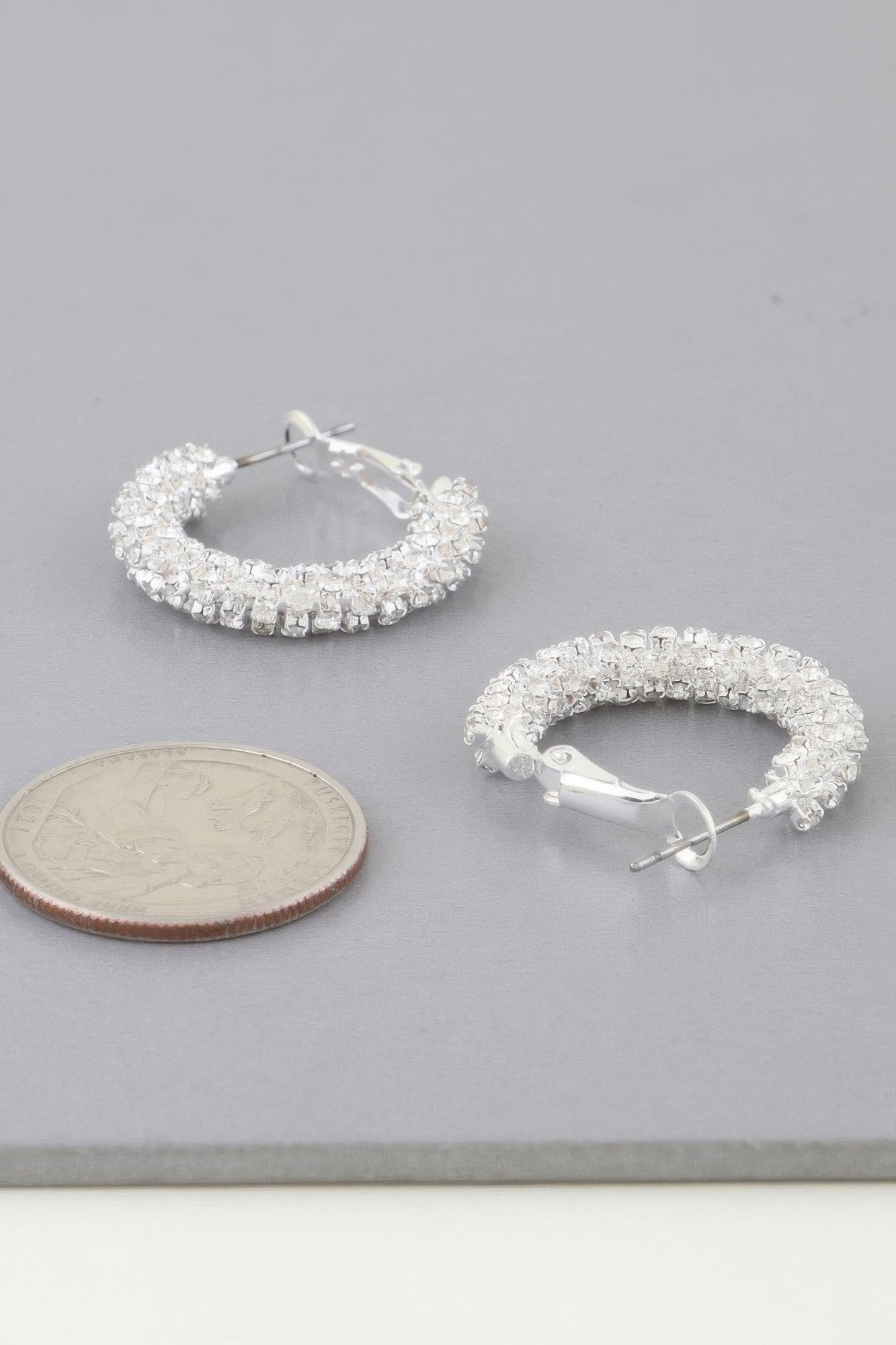 Petite Bejeweled Hoop Earrings | Mixtshop LLC