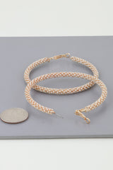 Bejeweled Hoop Earrings | Mixtshop LLC