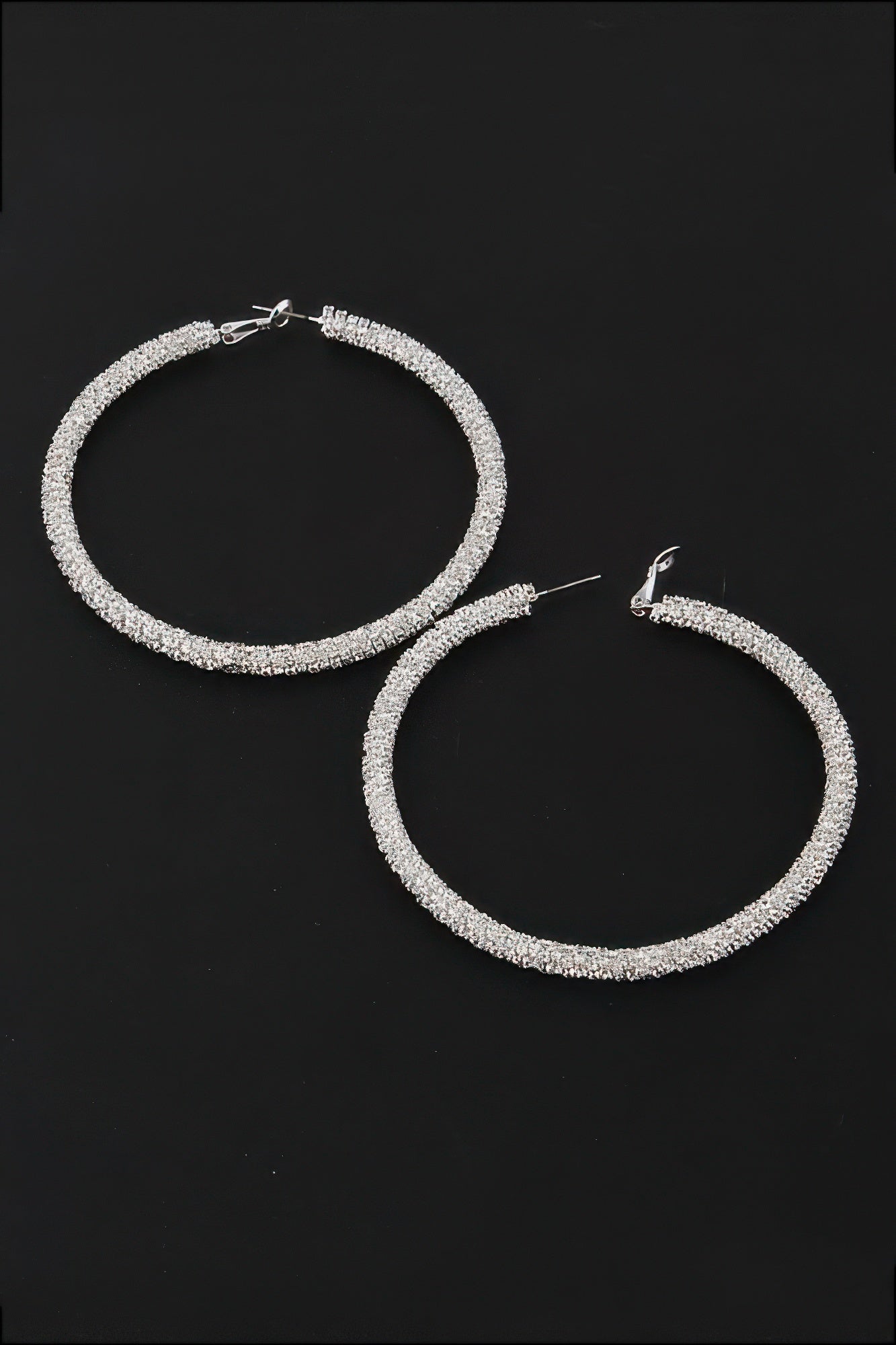 Bejeweled Hoop Earrings | Mixtshop LLC