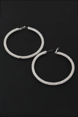 Bejeweled Hoop Earrings | Mixtshop LLC