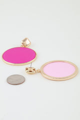 Bright Playful Circle Drop Earrings | Mixtshop LLC