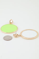 Bright Playful Circle Drop Earrings | Mixtshop LLC