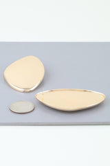 Modern Abstract Plate Stud Earrings | Mixtshop LLC