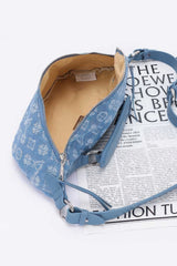 Embossed Denim Crossbody Bag | Mixtshop LLC