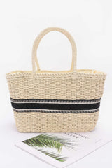 Faux Straw Tote Bag | Mixtshop LLC