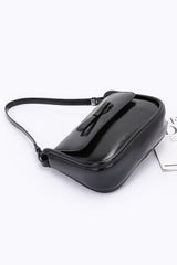 Faux Leather Bow Flap Bag | Mixtshop LLC