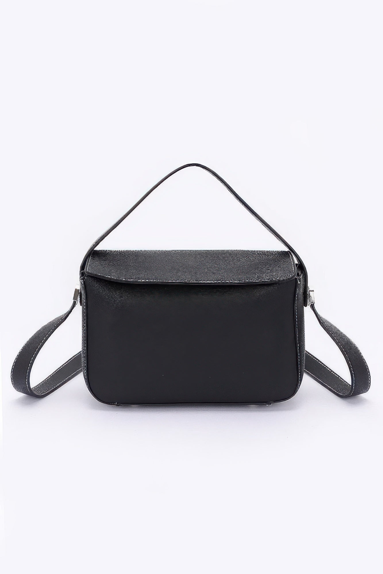 Faux Leather Crossbody Handle Bag | Mixtshop LLC