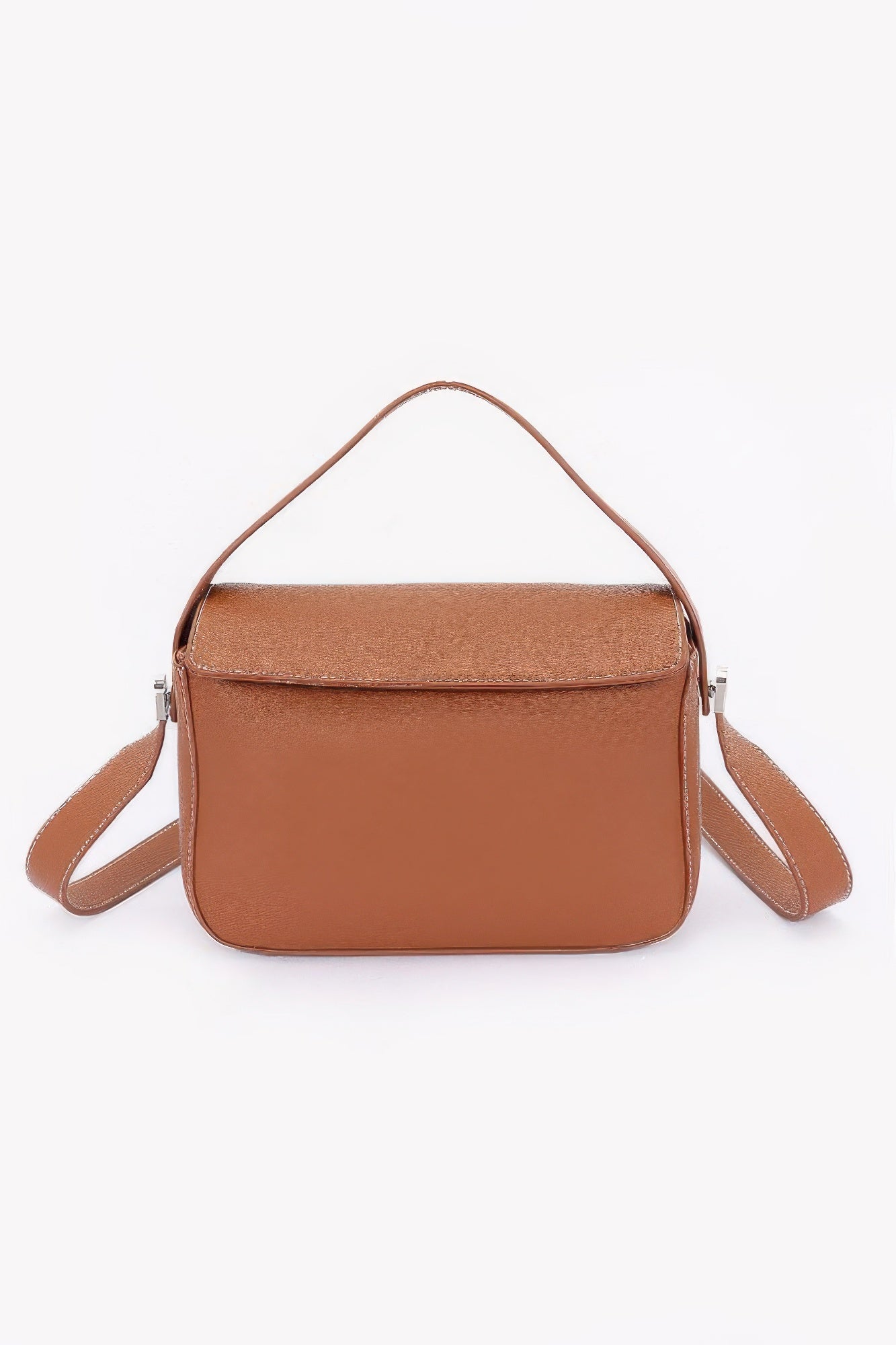 Faux Leather Crossbody Handle Bag | Mixtshop LLC
