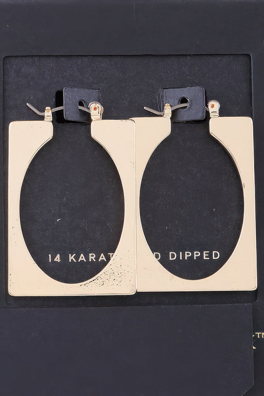 Portrait Frame Cut Earrings | Mixtshop LLC