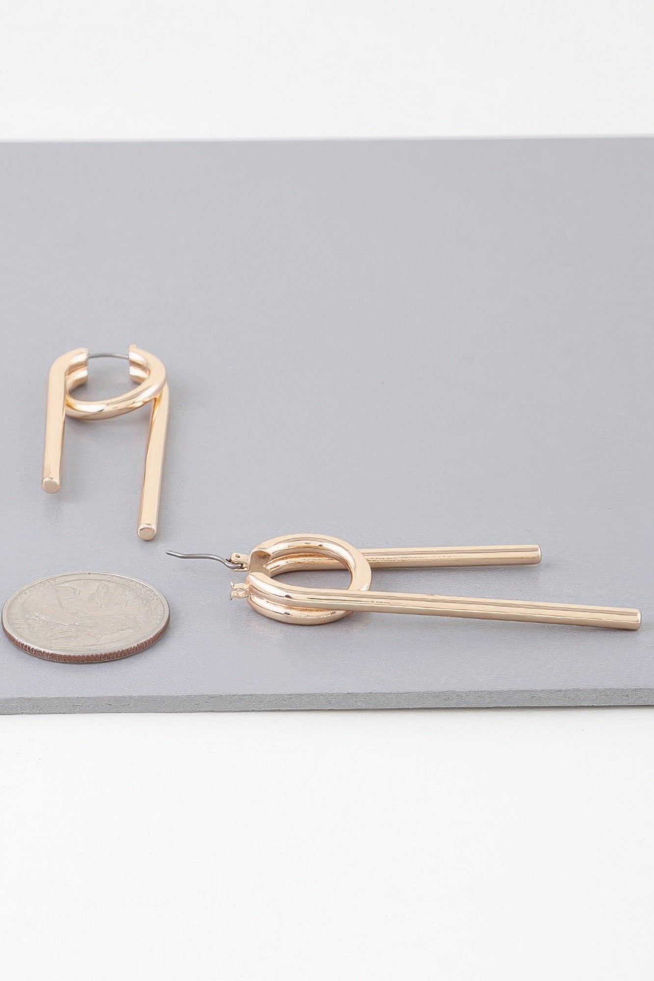 Multi Shiny Modern Drop Earrings | Mixtshop LLC