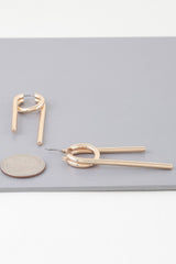 Multi Shiny Modern Drop Earrings | Mixtshop LLC