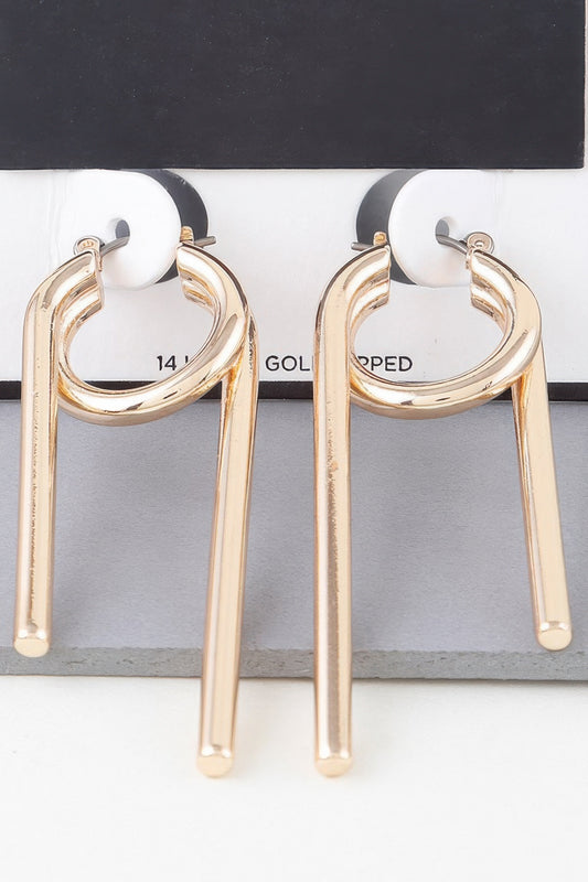 Multi Shiny Modern Drop Earrings | Mixtshop LLC