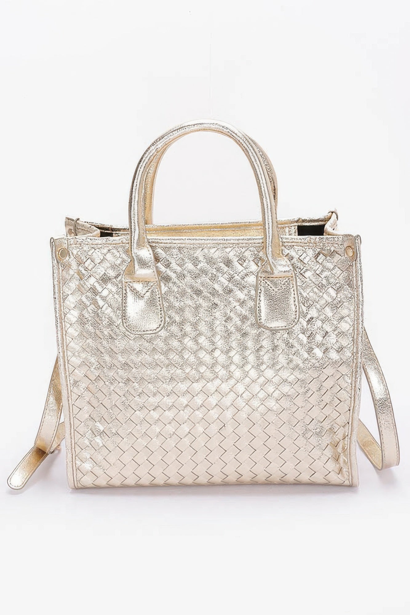 Metallic Braided Tote Bag | Mixtshop LLC