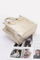 Metallic Braided Tote Bag | Mixtshop LLC