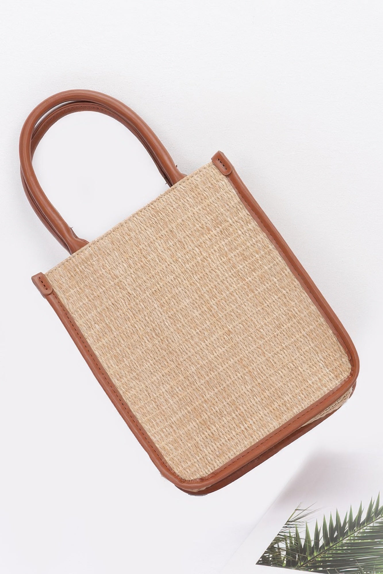 Faux Straw Tote Bag | Mixtshop LLC