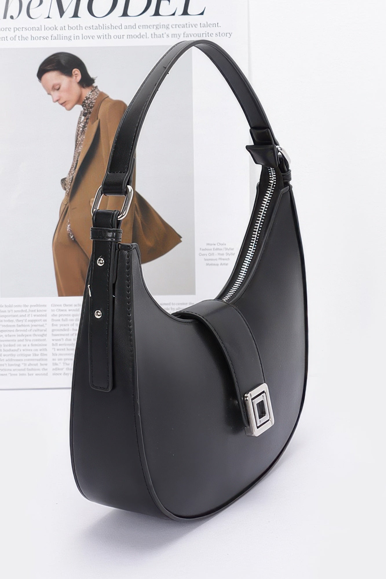 Faux Leather Hobo Bag | Mixtshop LLC