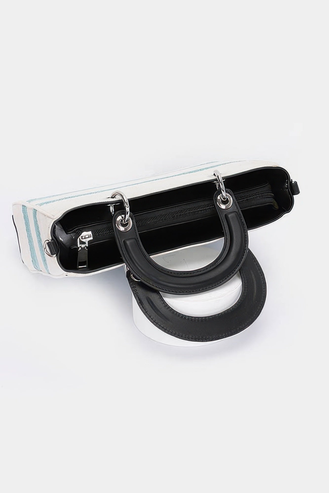 Embroidery Faux Leather Tote Bag | Mixtshop LLC