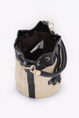 Faux Straw Bucket Bag | Mixtshop LLC