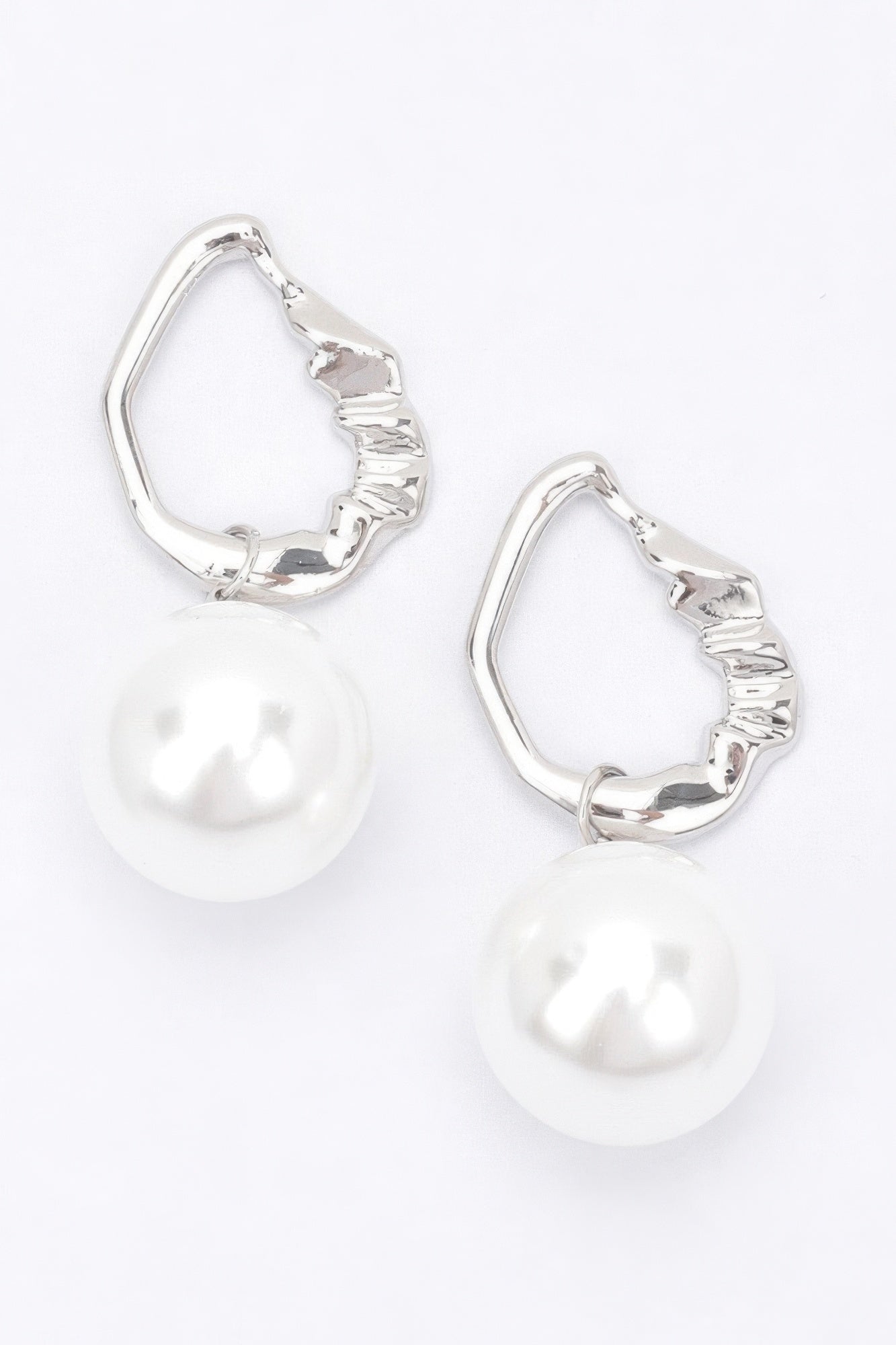 Faux Pearl Metal Earring | Mixtshop LLC