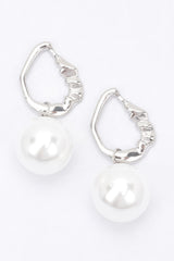 Faux Pearl Metal Earring | Mixtshop LLC