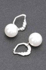 Faux Pearl Metal Earring | Mixtshop LLC
