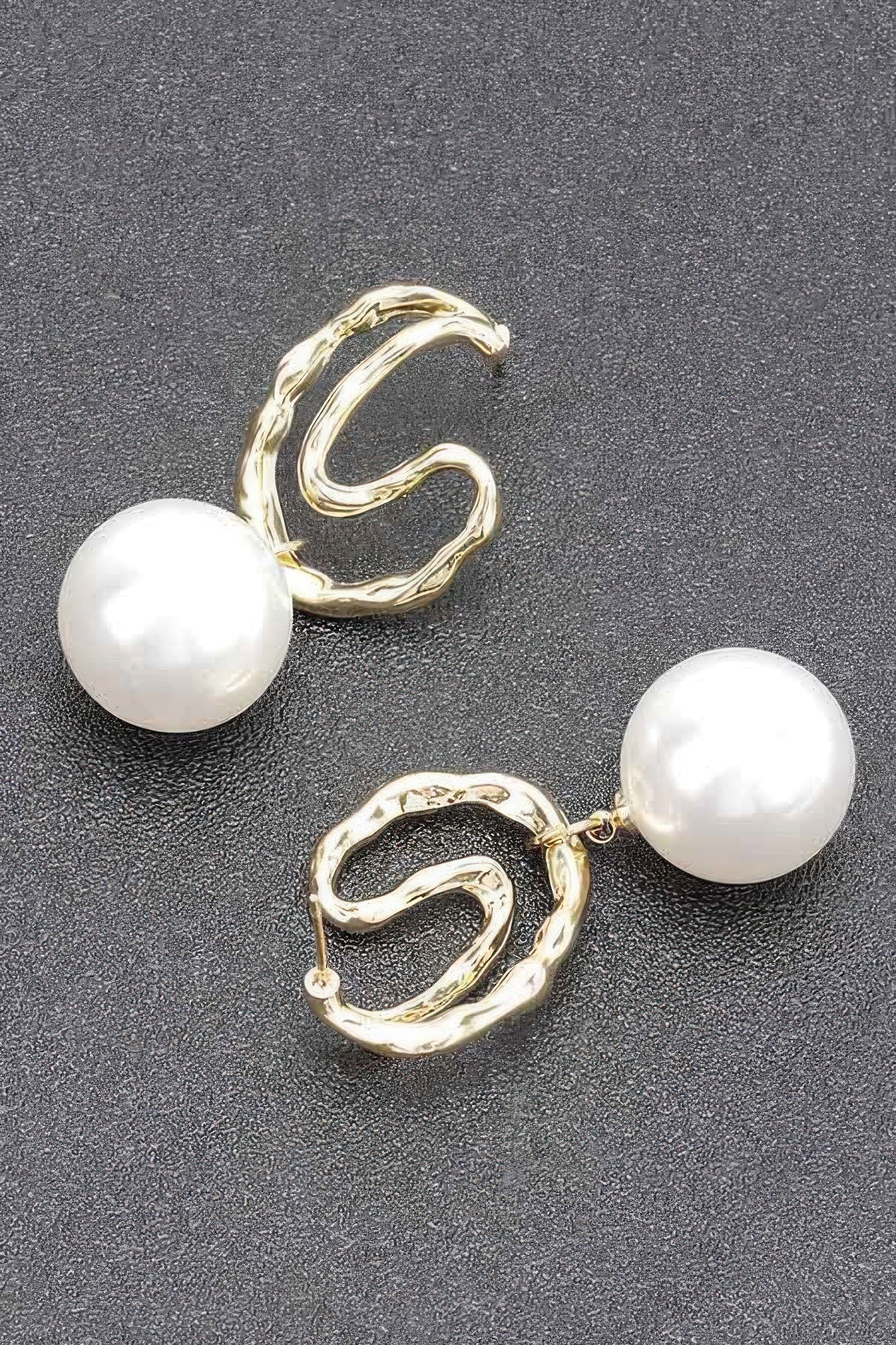 Faux Pearl Metal Earring | Mixtshop LLC