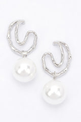 Faux Pearl Metal Earring | Mixtshop LLC