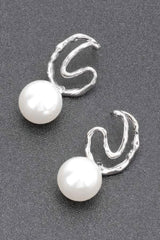 Faux Pearl Metal Earring | Mixtshop LLC