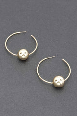 Gold Plated Metal Earring | Mixtshop LLC