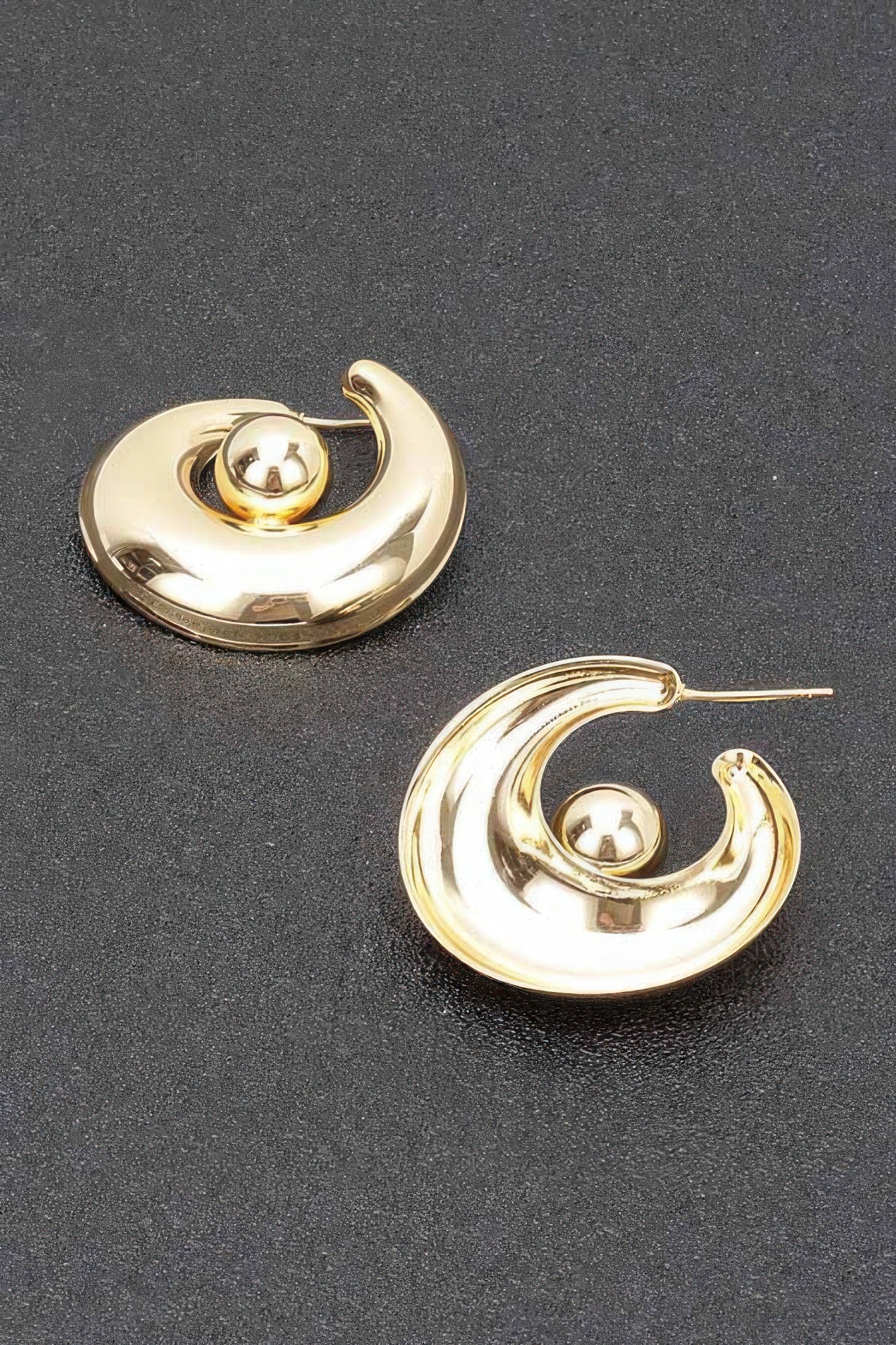Gold Plated Metal Earring | Mixtshop LLC