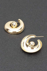 Gold Plated Metal Earring | Mixtshop LLC