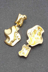 Gold Plated Metal Earring | Mixtshop LLC