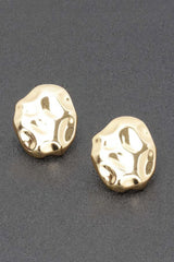 Gold Plated Metal Earring | Mixtshop LLC