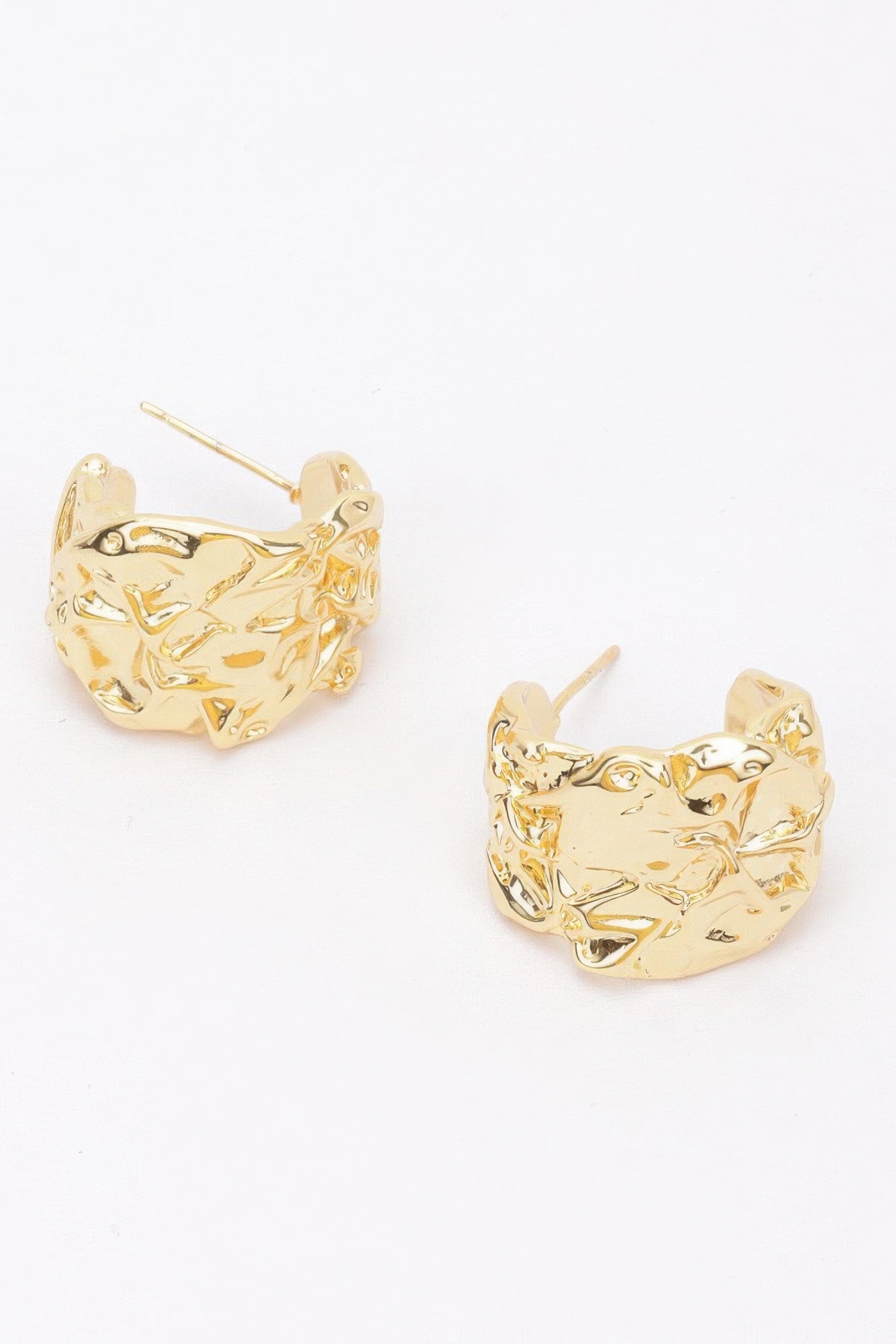 Gold Plated Metal Earring | Mixtshop LLC