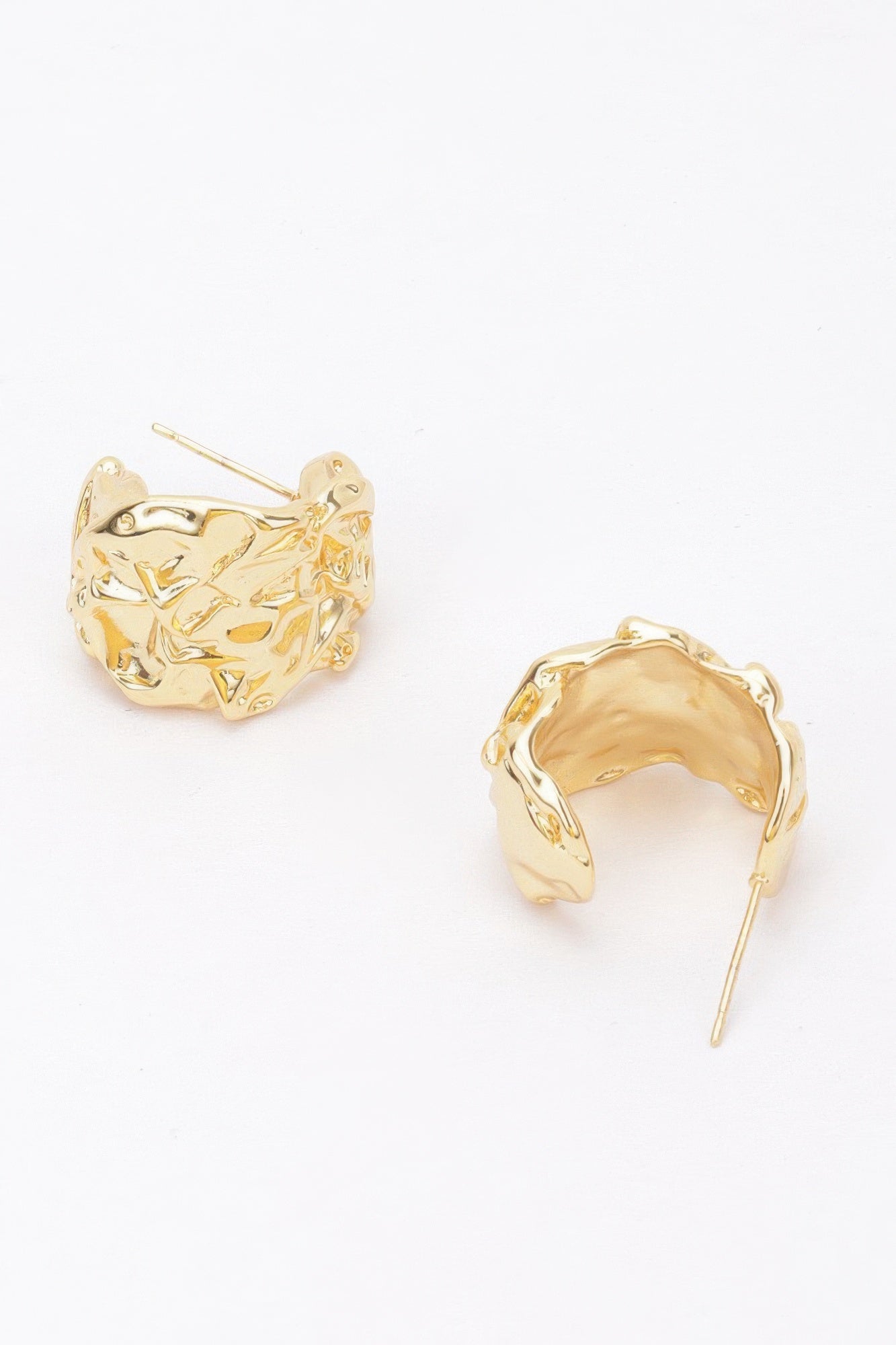 Gold Plated Metal Earring | Mixtshop LLC