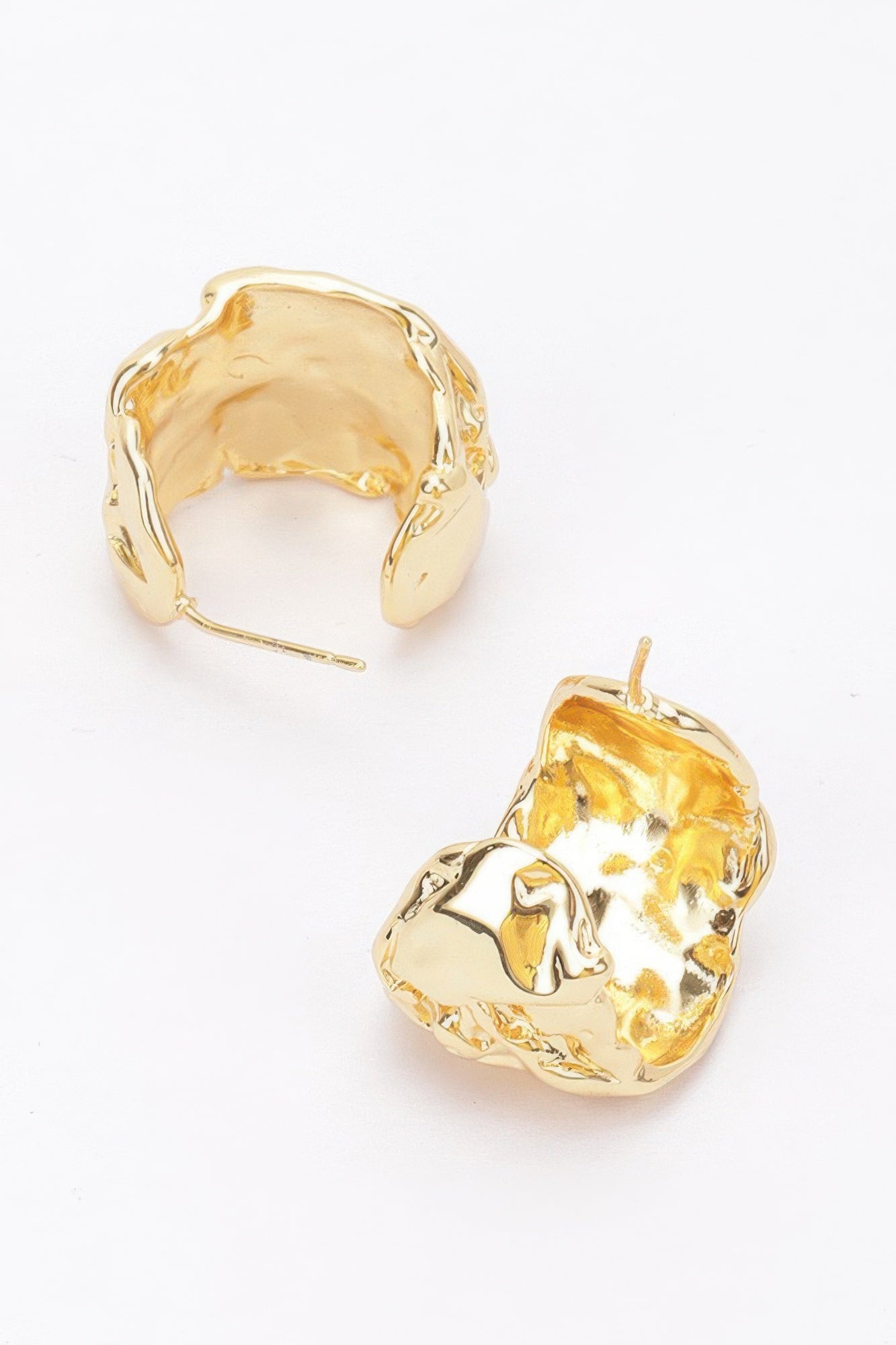 Gold Plated Metal Earring | Mixtshop LLC
