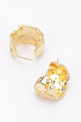 Gold Plated Metal Earring | Mixtshop LLC