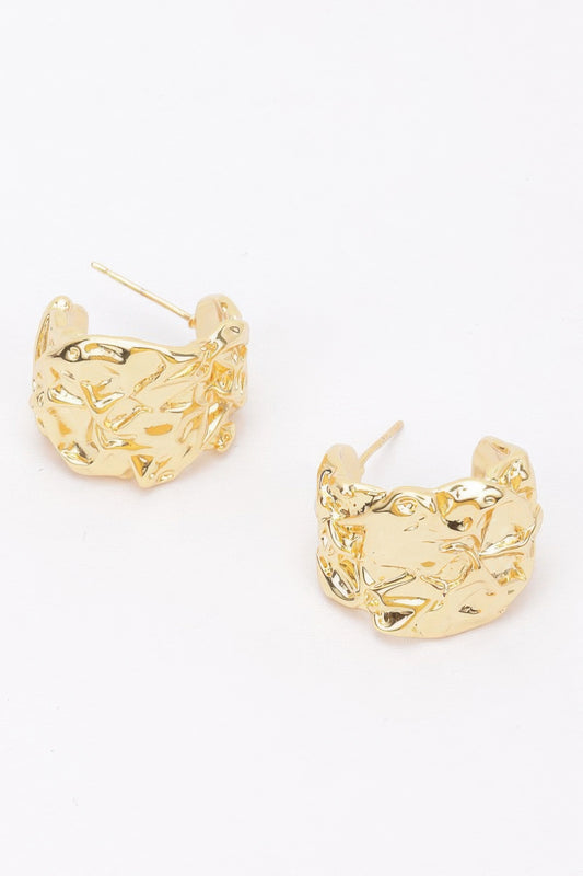 Gold Plated Metal Earring | Mixtshop LLC