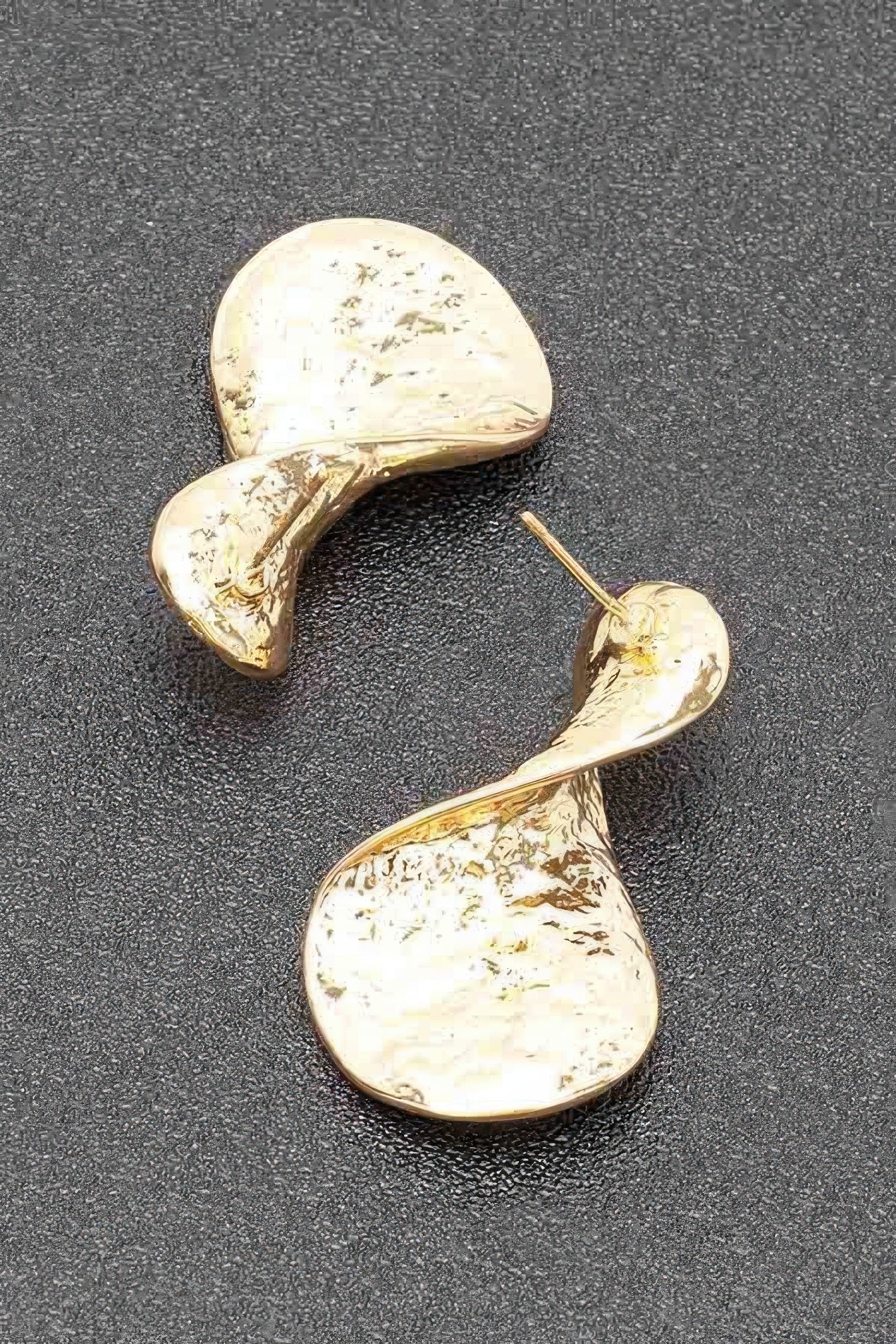 Gold Plated Metal Earring | Mixtshop LLC