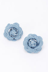 Denim Flower Earring | Mixtshop LLC