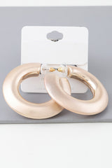 Matte Modern Hoop Earrings | Mixtshop LLC