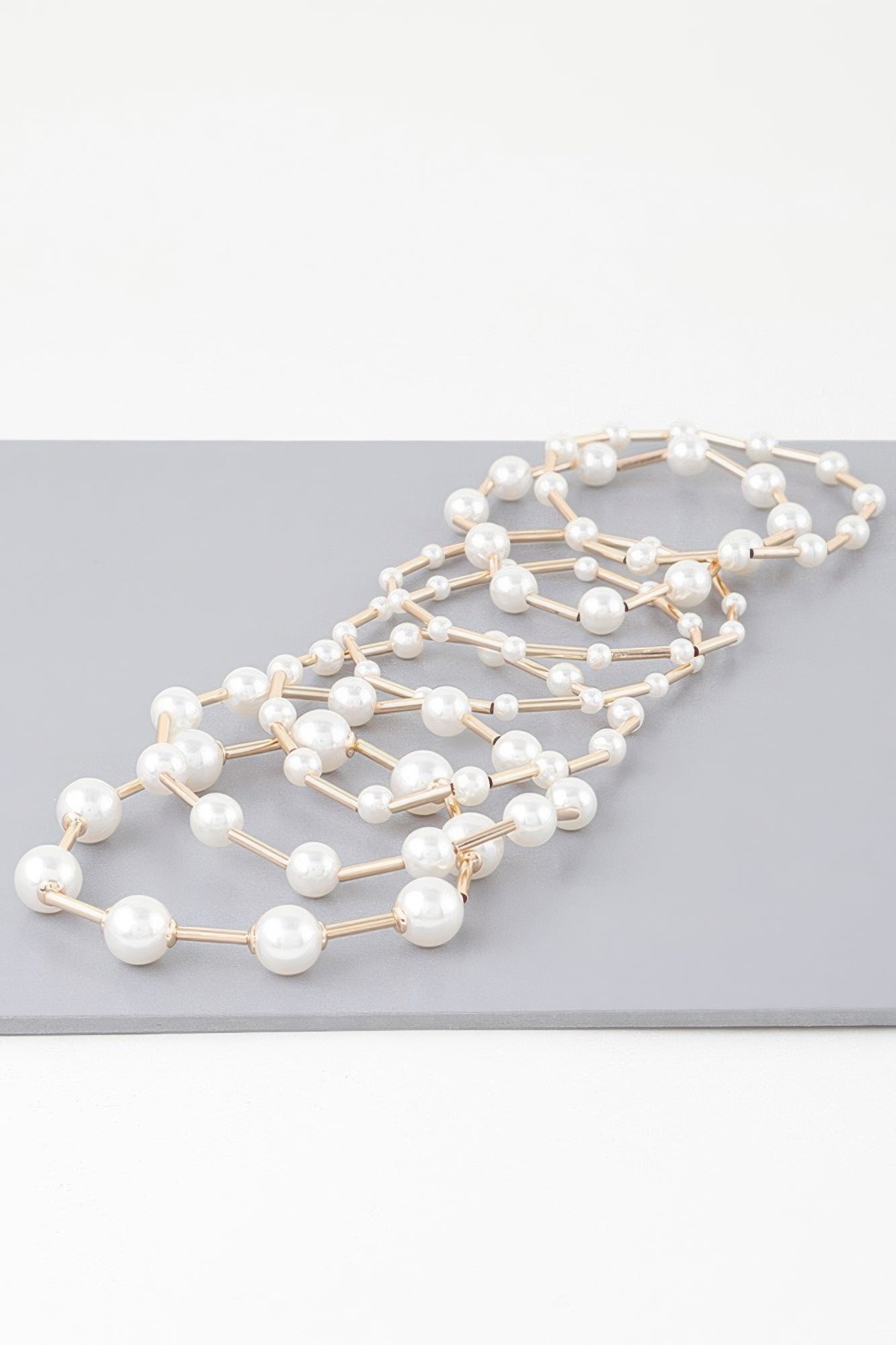 Multi Pearl Wire Bracelet | Mixtshop LLC
