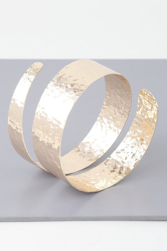 Hammered Wrap Around Cuff Bracelet | Mixtshop LLC
