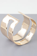 Shiny Double Open Cuff Bracelet | Mixtshop LLC