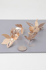 Triple Delicate Flower Drop Earrings | Mixtshop LLC