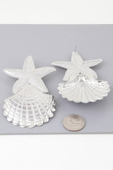 Clam N Starfish Earrings | Mixtshop LLC