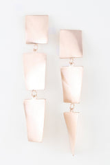 Triple Geometric Drop Earrings | Mixtshop LLC